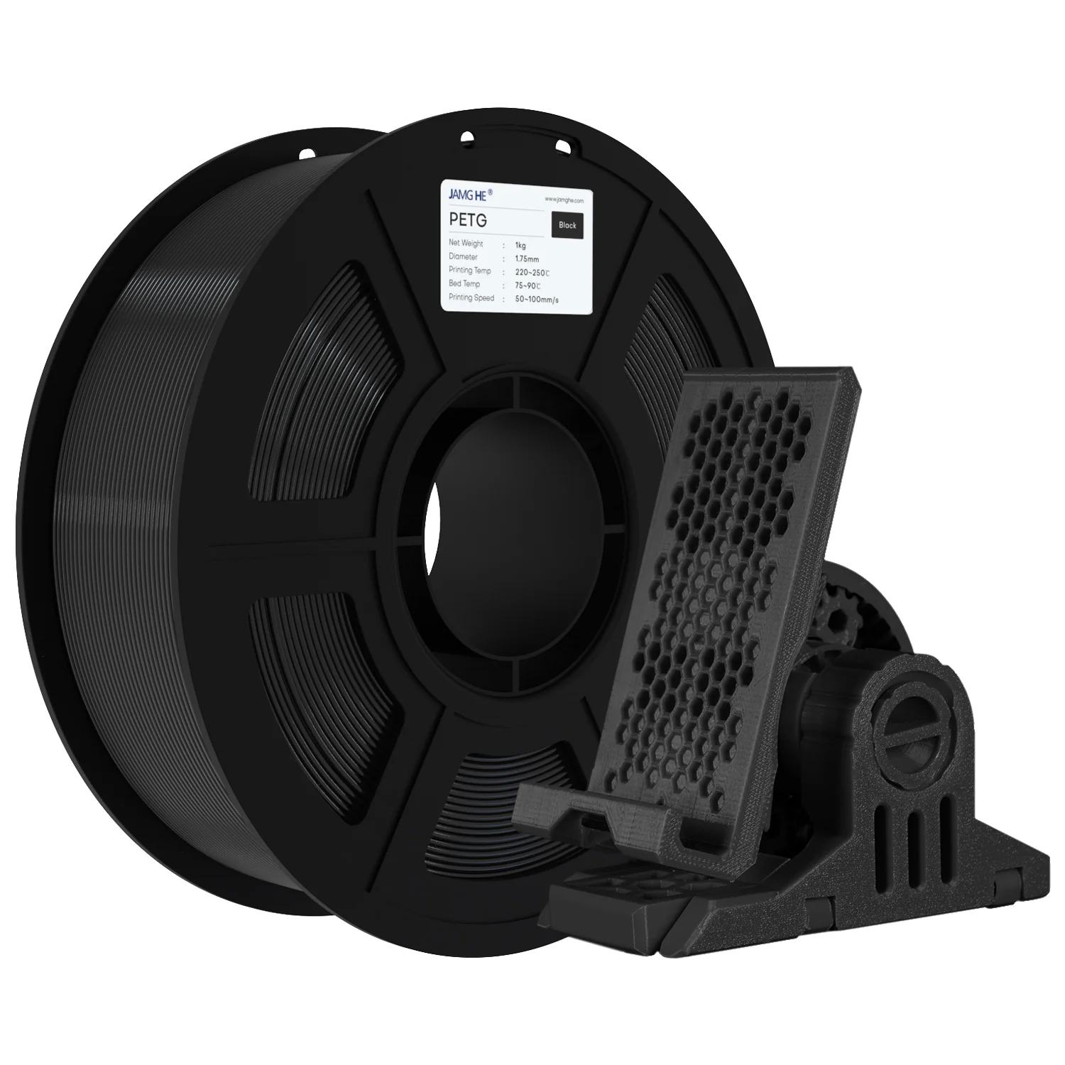 PETG Black Filament 1.75mm for 3D Printer