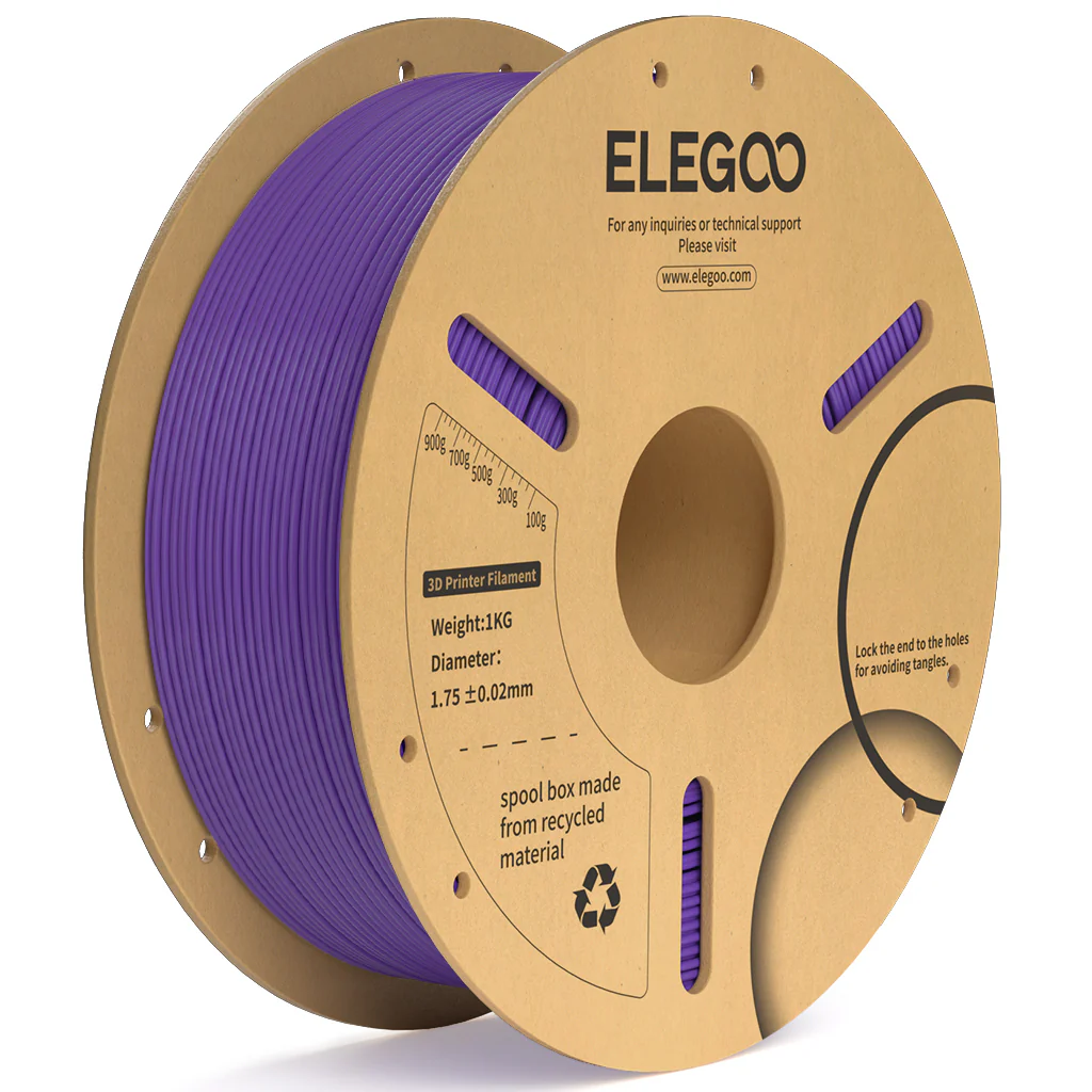 Elegoo PLA+ Purple Filament 1.75mm, 1 Kg