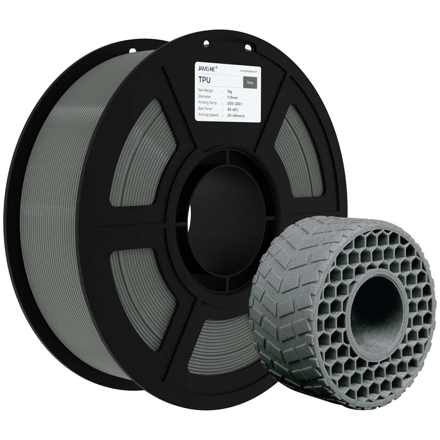 JAMG HE TPU Filament Grey