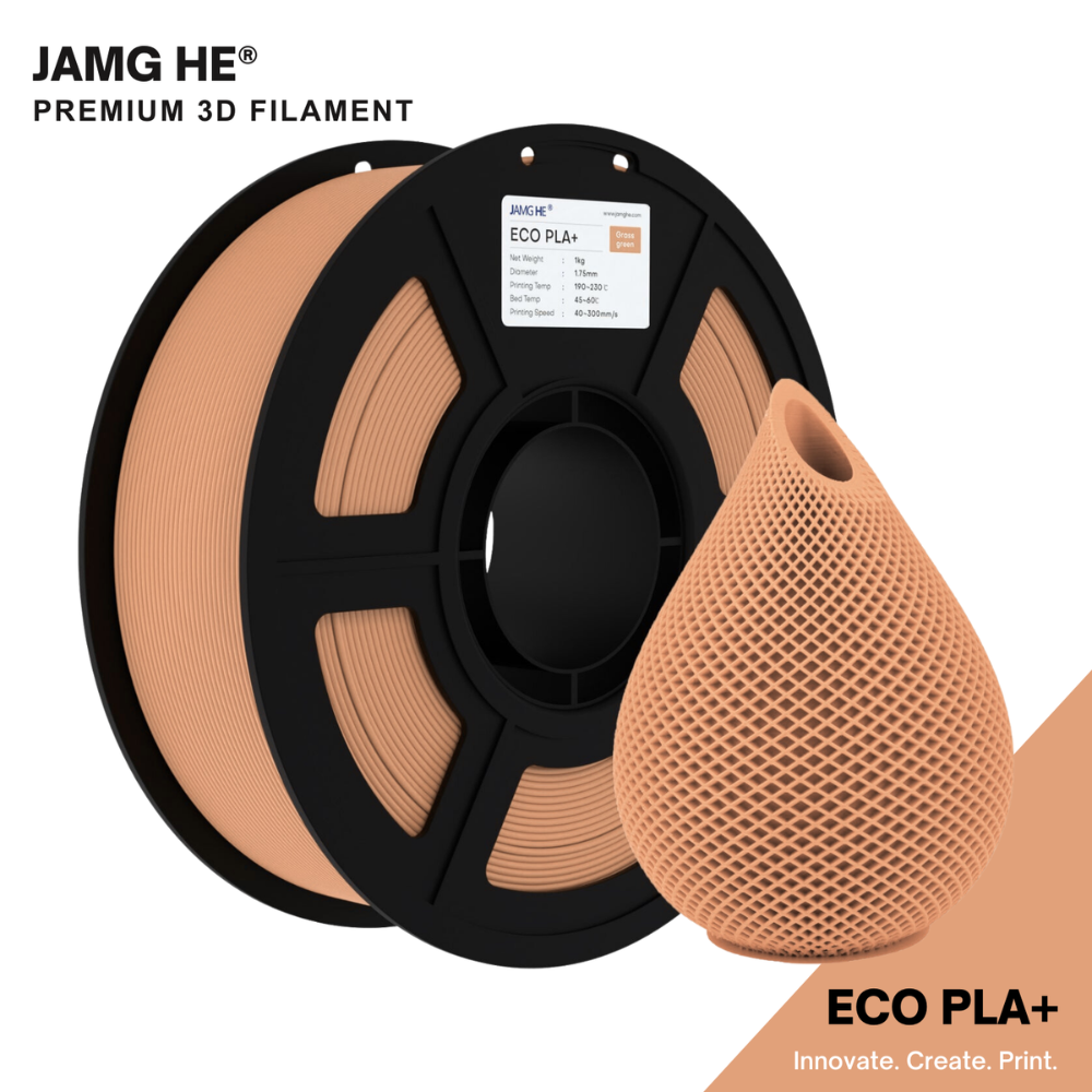 JAMG HE Eco-PLA+ Beige Filament 1.75mm