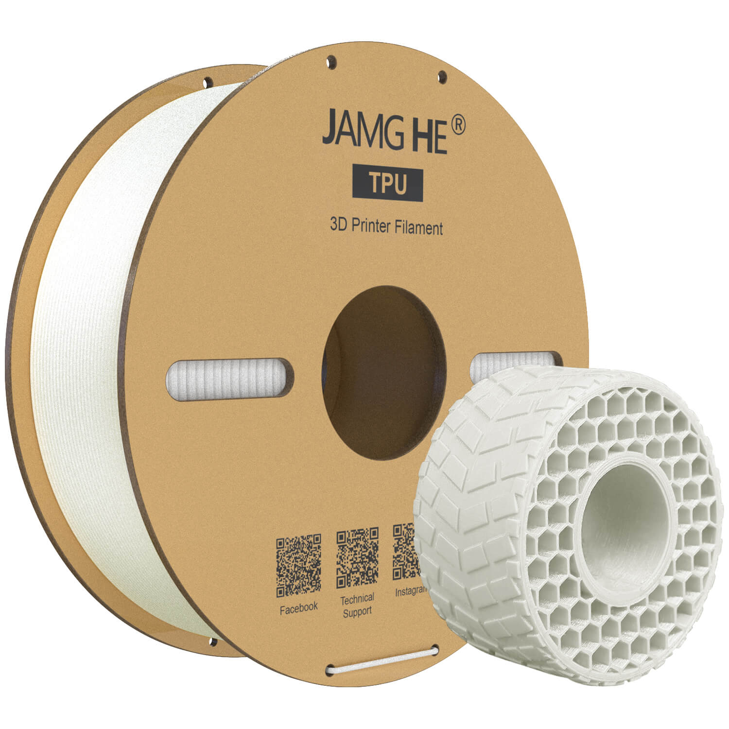 JAMG HE TPU Filament White